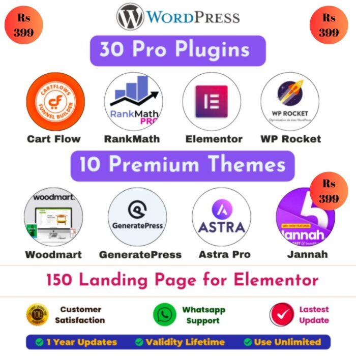 WordPress Themes & Plugins Bundle